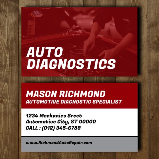 Autodiagnostiek Visitekaartje
