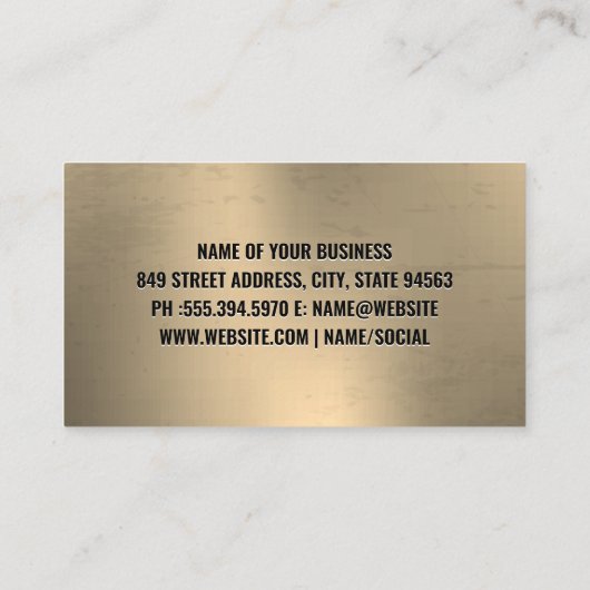 Autodiagram | Wrenches | Mechanisch Visitekaartje (Achterkant)