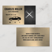 Autodiagram | Wrenches | Mechanisch Visitekaartje (Voorkant / Achterkant)