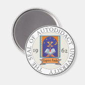Autodidact Universiteitszegel Magneet (Voorkant / Achterkant)