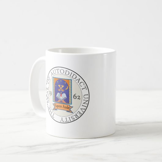 Autodidact University Seal Koffiemok (Voorkant links)