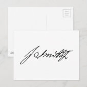 Autograaf Handtekening van Mormon Prophet Joseph S Briefkaart (Voorkant / Achterkant)