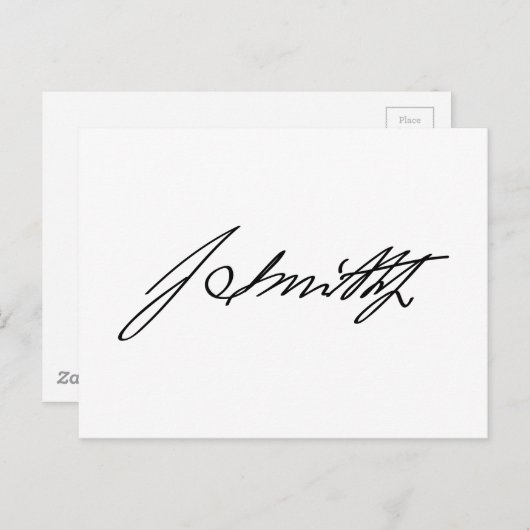 Autograaf Handtekening van Mormon Prophet Joseph S Briefkaart (Voorkant / Achterkant)