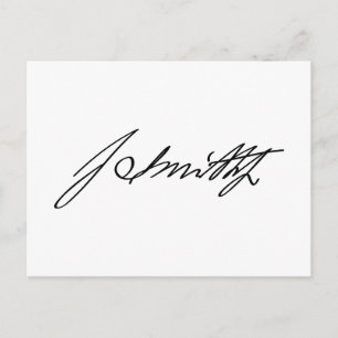 Autograaf Handtekening van Mormon Prophet Joseph S Briefkaart