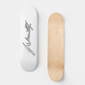 Autograaf Handtekening van Mormon Prophet Joseph S Persoonlijk Skateboard (Voorkant)