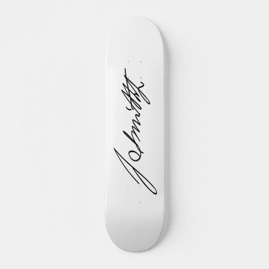 Autograaf Handtekening van Mormon Prophet Joseph S Persoonlijk Skateboard (Voorkant)