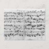 Autograaf van de partita "Sei gegruesset" Briefkaart (Voorkant)