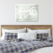 Autograafscore van 'Fragment aus dem' Canvas Afdruk (Insitu (Slaapkamer))