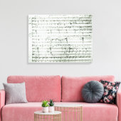 Autograafscore van 'Fragment aus dem' Canvas Afdruk (Insitu (Woonkamer))