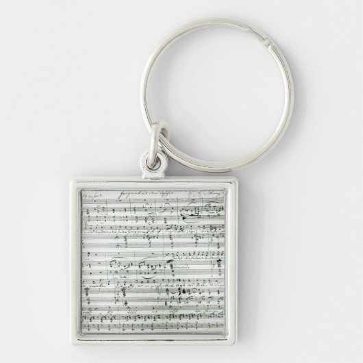 Autograafscore van 'Fragment aus dem' Sleutelhanger (Voorkant)