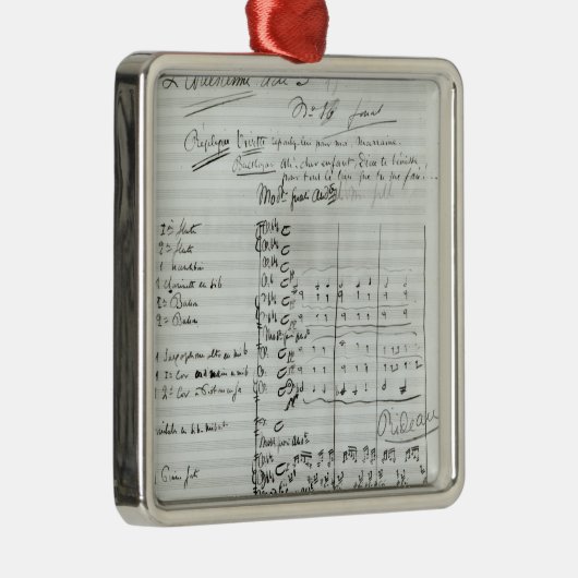 Autograafscore van Wet III Metalen Ornament (Rechts)