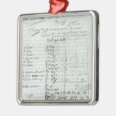 Autograafscore van Wet III Metalen Ornament (Links)