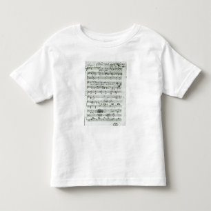 Autograafscore voor de geloze 'Hektors Abschied' Kinder Shirts
