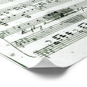 Autograafscore voor de geloze 'Hektors Abschied' Poster (Hoek)