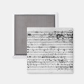 Autograafscore voor de Trio mi bemol opus Magneet (Voorkant / Achterkant)