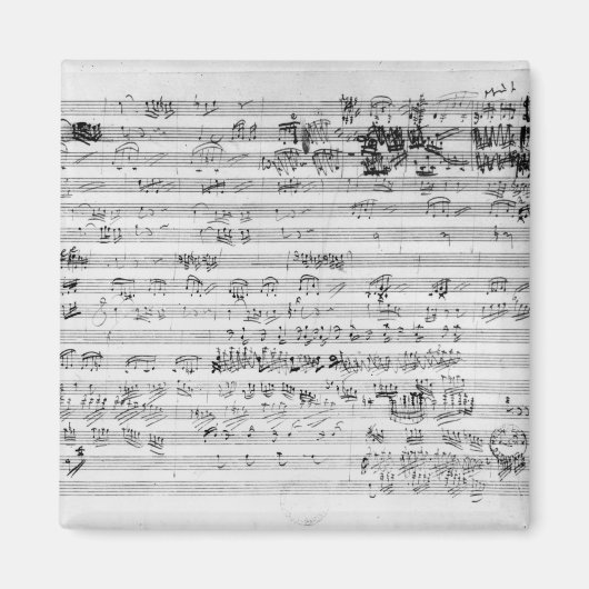 Autograafscore voor de Trio mi bemol opus Magneet (Voorkant)