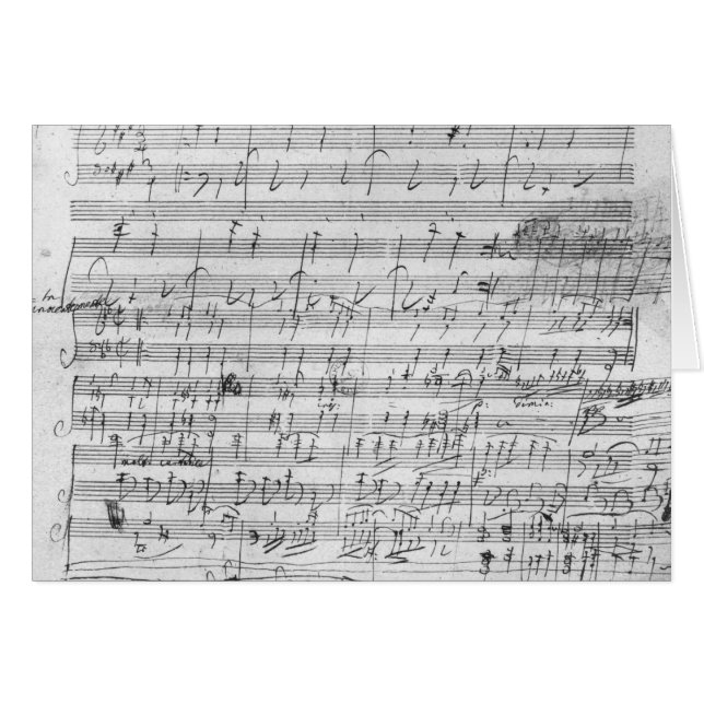 Autograafscores voor de Bagatelle opus (Voorkant Horizontaal)