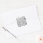 Autograafscores voor de Bagatelle opus Vierkante Sticker (Envelop)