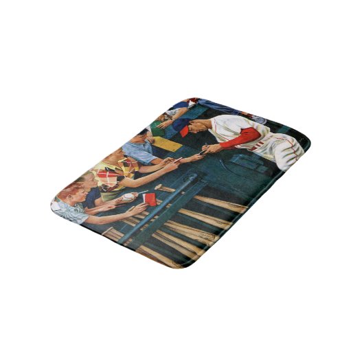 Autograafsessie Badmat (Gekanteld)