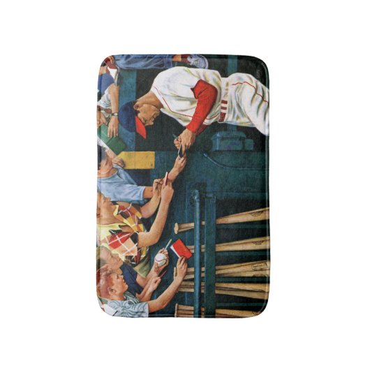 Autograafsessie Badmat (Voorkant Verticaal)