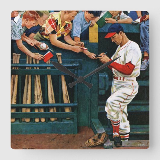 Autograafsessie Vierkante Klok (Voorkant)