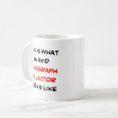 autograafverzamelaar, vid koffiemok (Voorkant links)