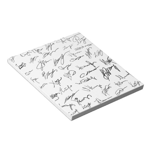 Autografiek Notitieblok (Schuin)