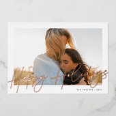 Autografiek | Prettige feestdagen Horizontale foto (Voorkant)