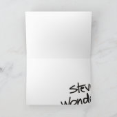 Autograph Birthday Kaart (Binnen)