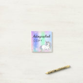 Autographed Copy Post It Notes for Fantasy Authors (Op bureau)