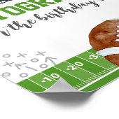 Autographs Football Verjaardag Gastenboek Teken Poster (Hoek)