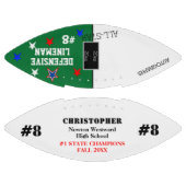 Autographs School Champions Green American Football (Panelen)