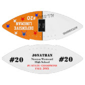 Autographs Schoolkampioenen Sinaasappel American Football (Panelen)