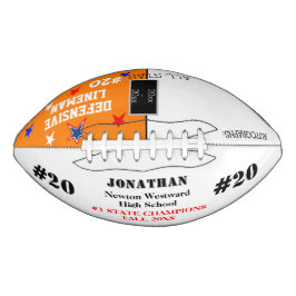 Autographs Schoolkampioenen Sinaasappel American Football