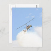 Autogyro in vlucht briefkaart (Voorkant / Achterkant)