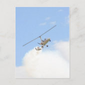 Autogyro in vlucht briefkaart (Voorkant)