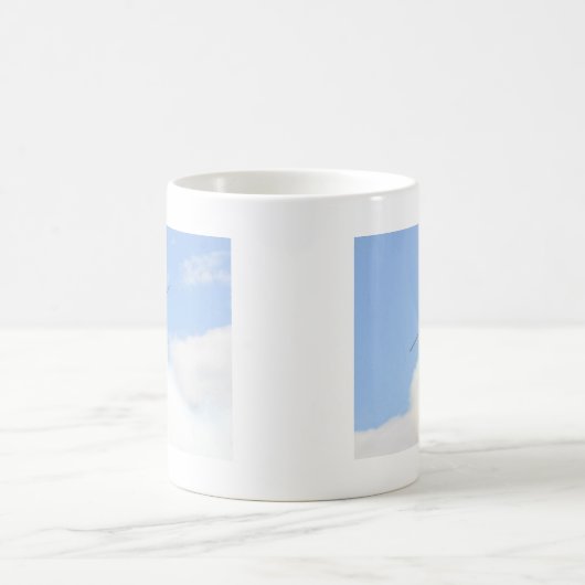 Autogyro in vlucht koffiemok (Center)