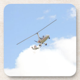 Autogyro in vlucht onderzetter