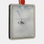 Autogyro Metalen Ornament (Rechts)