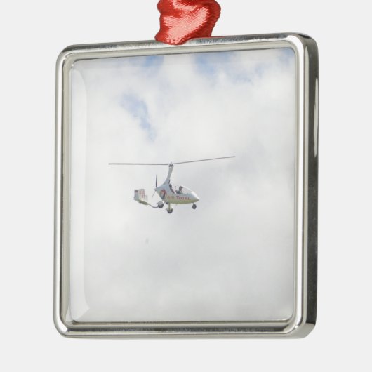 Autogyro Metalen Ornament (Links)