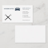 Autohandel | Auto-onderhoud | Moersleutels Visitekaartje (Voorkant / Achterkant)