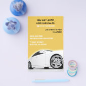 Autohandelaar gebruikte auto's flyers (Enkel)