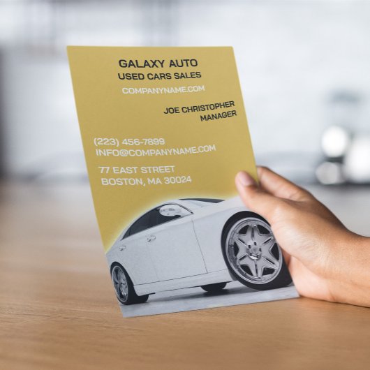 Autohandelaar gebruikte auto's flyers