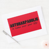 Autoharfolic neemt de rechthoekige Sticker over (Envelop)