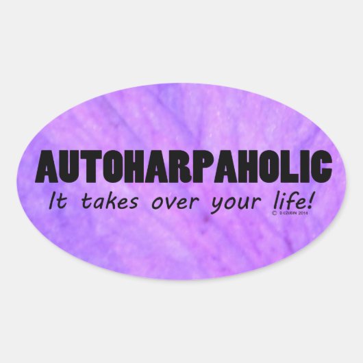 Autoharfolic neemt de Sticker van het leven over (Voorkant)