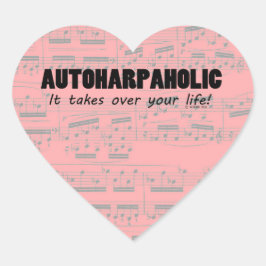 Autoharfolic neemt Sticker van het Life Heart over