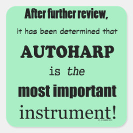 Autoharp Belangrijkste Sticker op instrumentenvier