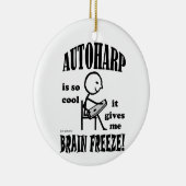 Autoharp, Brain Freeze Keramisch Ornament (Rechts)