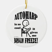 Autoharp, Brain Freeze Keramisch Ornament (Voorkant)