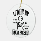 Autoharp, Brain Freeze Keramisch Ornament (Links)